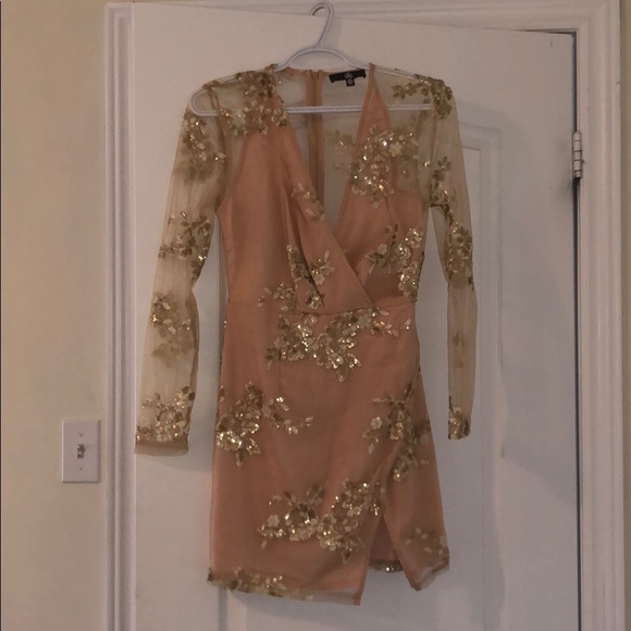 Missguided Sequin/Mesh Mini Dress (NEVER WORN) - Picture 6 of 7